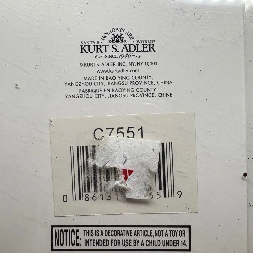 Kurt S Adler Vets Are A Special Breed Glass Christmas‎ Ornament New Veterinarian
